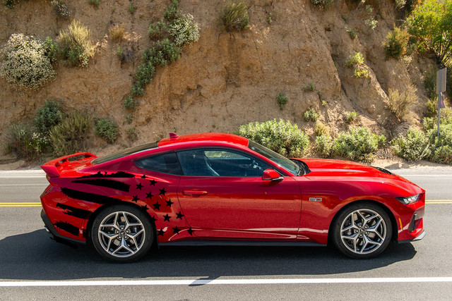 Anchor Room Mustang Stars and Bars Body Graphics (2024-2026) - Image