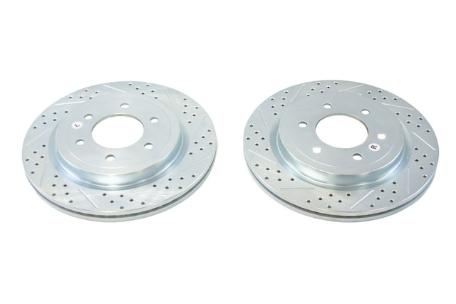 Baer F-150 w/ Manual Park Brake Rear BaerSport Brake Rotors (2012-2020) - Image