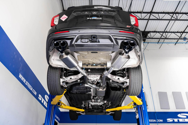 Thermal R&D Explorer ST 3" Cat-Back Exhaust System w/ Front Pipes - Black Coated Tips (2020-2025) - Image Thermal R&D Explorer ST 3" Cat-Back Exhaust System w/ Front Pipes - Black Coated Tips (2020-2025) - Image