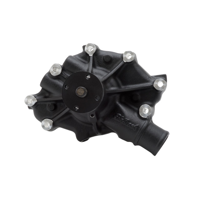 Edelbrock Mustang 5.0L High Flow Performance Reverse-Rotation Water Pump - Black (1986-1993) - Image
