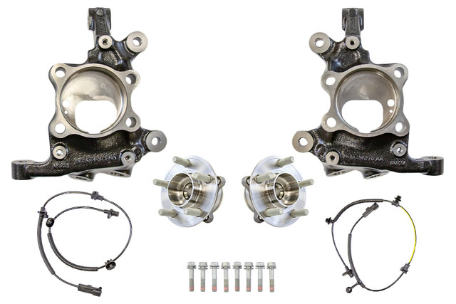 Steeda Mustang Upgraded Front Knuckle and Hub Kit (2015-2023) - Image