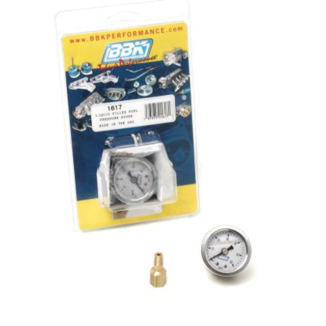 BBK Mustang Liquid Filled EFI Fuel Pressure Gauge - 0-60psi (1986-1998) - Image