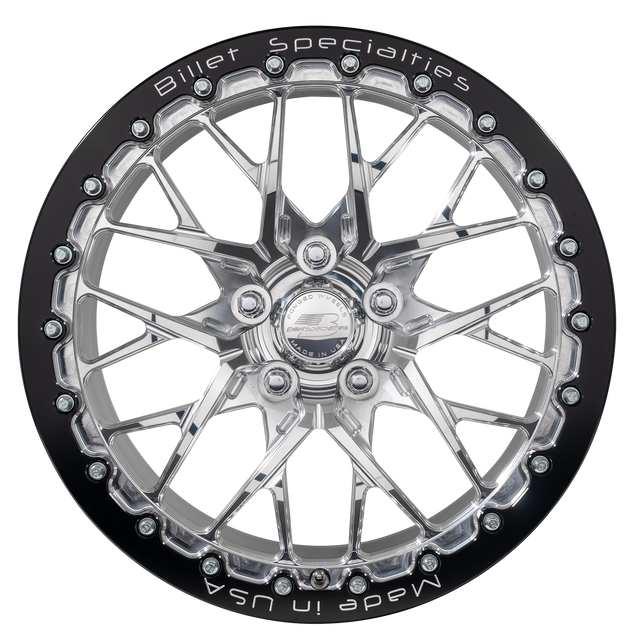 Billet Specialties Mustang Redline Polished Rear Wheel - 17x10 (2015-2026) - Image Billet Specialties Mustang Redline Polished Rear Wheel - 17x10 (2015-2026) - Image