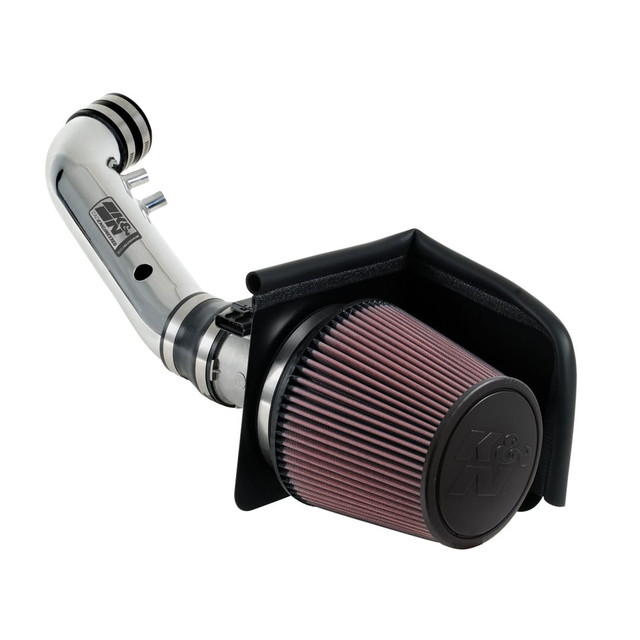 K&N Mustang 4.6L Typhoon Cold Air Intake Kit - Polished (1996-2001) - Image