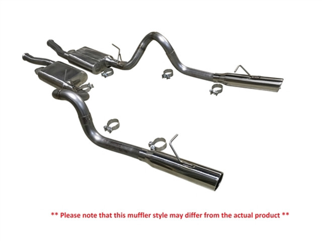 MRT 92B208 Mustang V8 Sport Touring Cat-Back Exhaust (96-98)