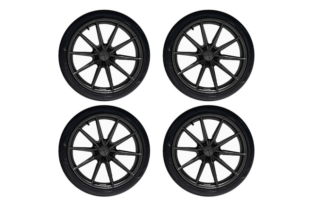 Velgen Wheels Mustang VF10 Gloss Black Staggered Wheel & Tire Package - 20x10/11 (2015-2023) - Image Velgen Wheels Mustang VF10 Gloss Black Staggered Wheel & Tire Package - 20x10/11 (2015-2023) - Image