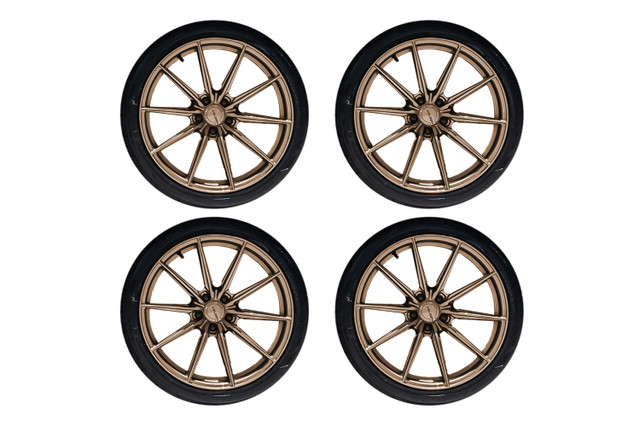 Velgen Wheels Mustang VF10 Gloss Bronze Staggered Wheel & Tire Package - 20x10/11 (2015-2026) - Image Velgen Wheels Mustang VF10 Gloss Bronze Staggered Wheel & Tire Package - 20x10/11 (2015-2026) - Image