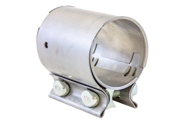 Steeda Premium Heavy Duty Exhaust Butt Joint Clamp - 2.5in - Image Steeda Premium Heavy Duty Exhaust Butt Joint Clamp - 2.5in - Image