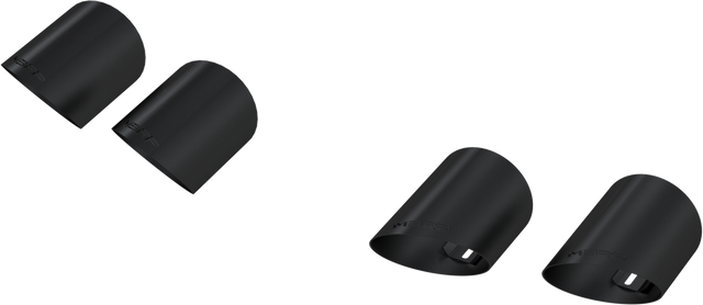 MBRP Mustang GT Quad Tip Exhaust Covers - Black (2015-2026) - Image MBRP Mustang GT Quad Tip Exhaust Covers - Black (2015-2026) - Image