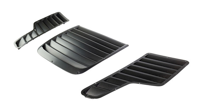 Phoenix CF Designs Mustang GT350 GT4 Style Hood Vent Package - Matte (2016-2020) - Image Phoenix CF Designs Mustang GT350 GT4 Style Hood Vent Package - Matte (2016-2020) - Image