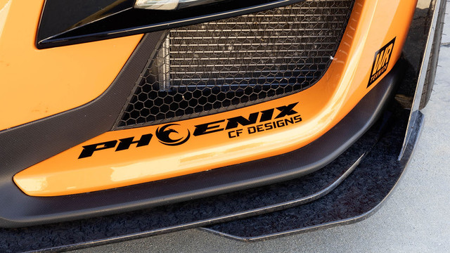 Phoenix CF Designs GT500 Forged Carbon Fiber Canard Spats (2020-2023) - Image Phoenix CF Designs GT500 Forged Carbon Fiber Canard Spats (2020-2023) - Image