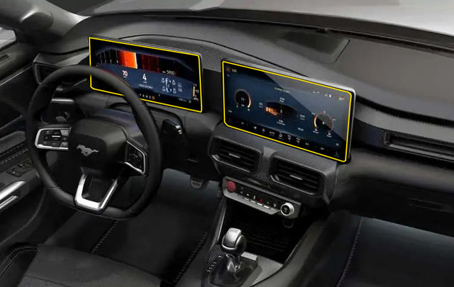 Anchor Room Mustang Base Interior Dash Screen Protector - Matte (2024-2026) - Image
