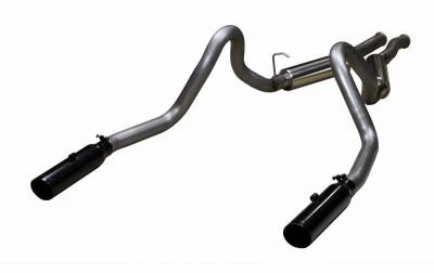 Sebring Style Sport Exhaust with Manifolds, Round Tail Pipe: PC1110133