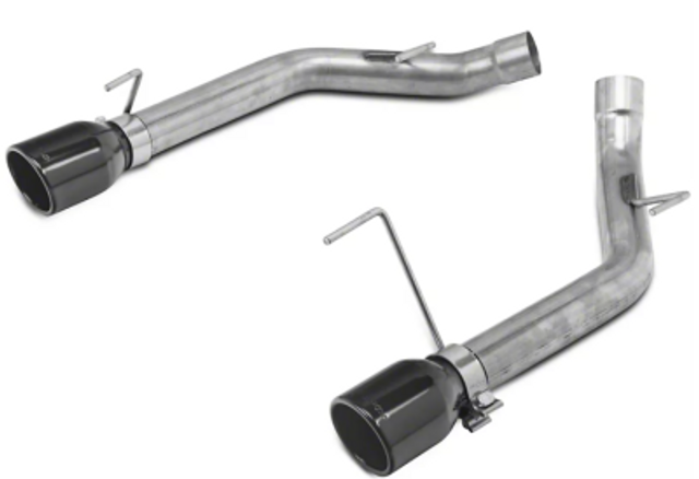 Pypes Mustang GT/GT500 Muffler-Delete Axle-Back Exhaust - Black Tips (2005-2010) - Image Pypes Mustang GT/GT500 Muffler-Delete Axle-Back Exhaust - Black Tips (2005-2010) - Image
