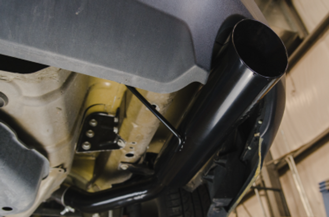 Pypes Mustang GT M-80 Super System Mid-Muffler Cat-Back Exhaust - Black Tips (2005-2010) - Image Pypes Mustang GT M-80 Super System Mid-Muffler Cat-Back Exhaust - Black Tips (2005-2010) - Image