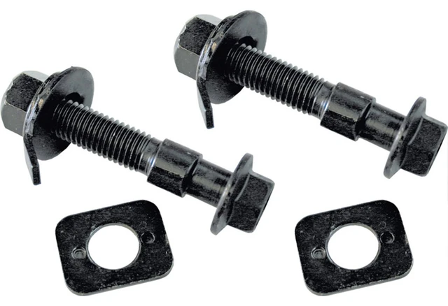 DNA Motoring Front Adjustable Camber/Caster Plates For 1990-1993 Ford Mustang – Black