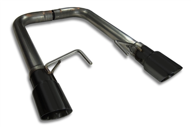 MRT Mustang V6/EcoBoost Street Race Axle-Back Exhaust - Black Tips (2015-2026) - Image