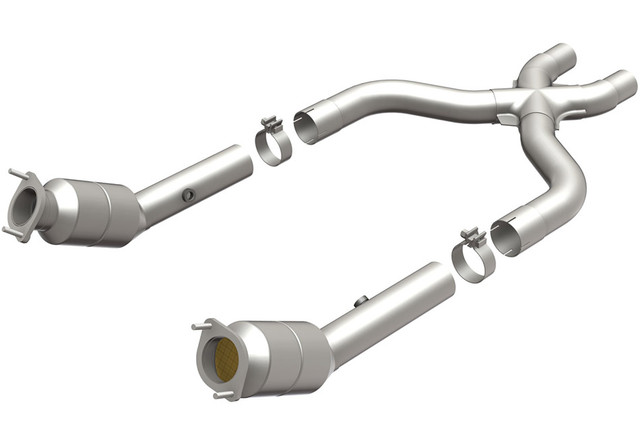 MagnaFlow Mustang GT Catted Tru-X X-Pipe (2011-2014) - Image