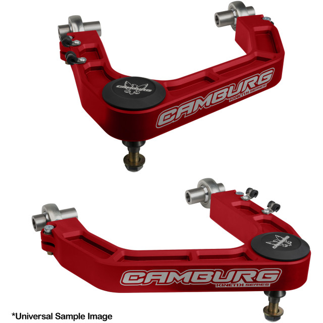 Camburg F-150 (Ex. Raptor) KINETIK Series Billet Upper Control Arms - Red (2021-2024) - Image Camburg F-150 (Ex. Raptor) KINETIK Series Billet Upper Control Arms - Red (2021-2024) - Image