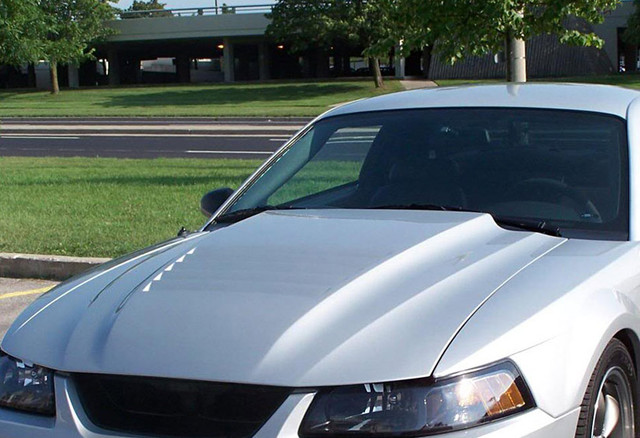 Steeda Mustang Fiberglass Cowl Hood w/ Louvers (1999-2004) - Image Steeda Mustang Fiberglass Cowl Hood w/ Louvers (1999-2004) - Image