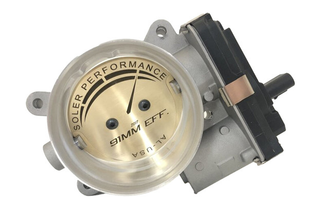 Soler Performance Mustang GT350 5.2l 87MM Throttle Body - 91mm Eff. (2015-2020) - Image Soler Performance Mustang GT350 5.2l 87MM Throttle Body - 91mm Eff. (2015-2020) - Image