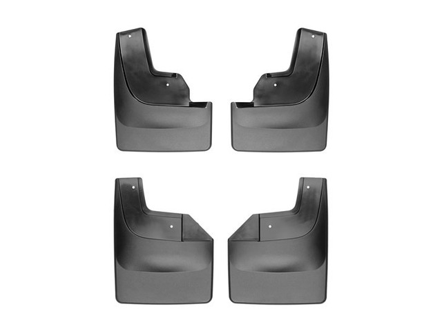 WeatherTech Raptor No Drill Front & Rear Mudflaps - Black (2021-2024) - Image