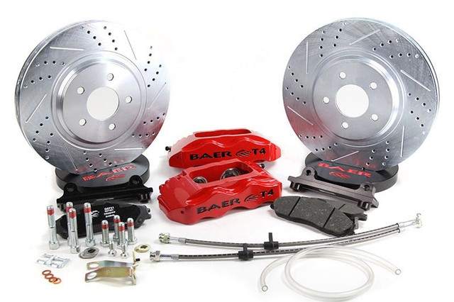 Baer Mustang 13" Track4  5-Lug Front Brake Kit - SN95 Spindles (1979-2004) - Image