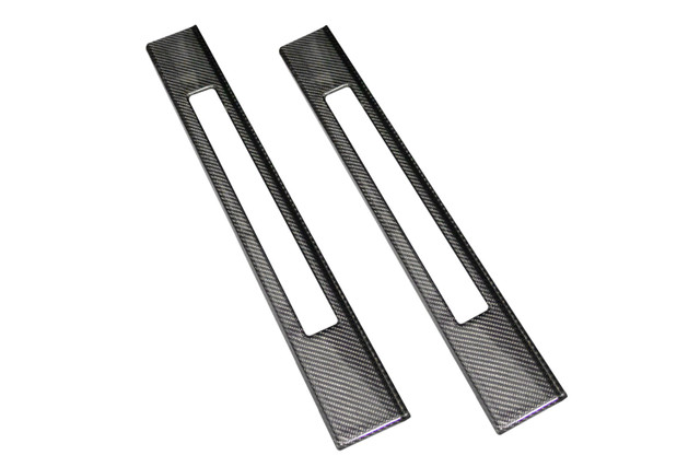 Mustang Carbon Fiber Door Sill Overlays (2015-2026) - Image