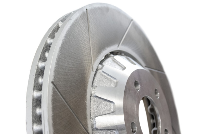 Steeda Mustang GT/Dark Horse Two-Piece Slotted Front Rotor Set (2024-2026) - Image Steeda Mustang GT/Dark Horse Two-Piece Slotted Front Rotor Set (2024-2026) - Image