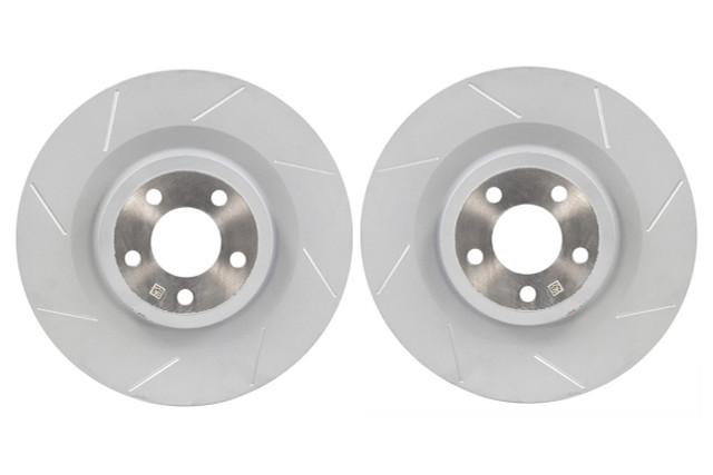 Steeda Explorer ST Slotted Rear Rotor Set (2020+) - Image