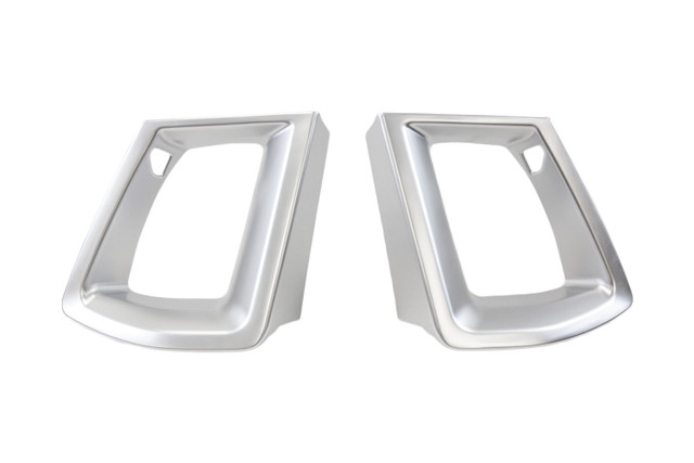 Steeda Mustang GT Silver Grille Overlays (2024-2026) - Image