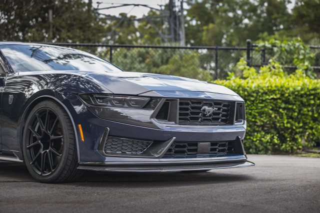 DX Carbon Mustang Dark Horse Carbon Fiber Lower Grill Bezel (2024+) - Image