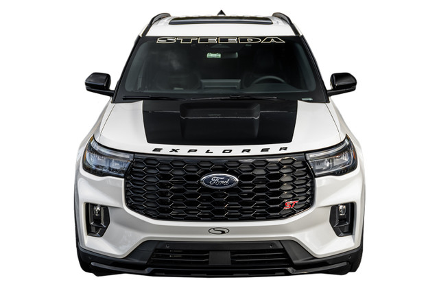 Steeda Explorer Vinyl Hood Decal - Image Steeda Explorer Vinyl Hood Decal - Image