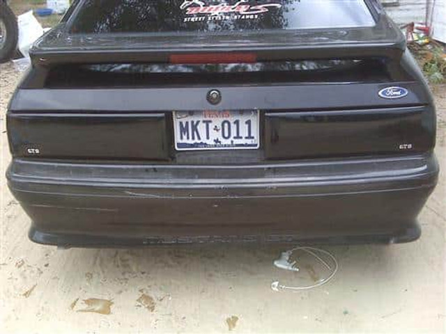 GTS Mustang Taillight Cover - 2 Piece - Smoke (1987-1993) - Image