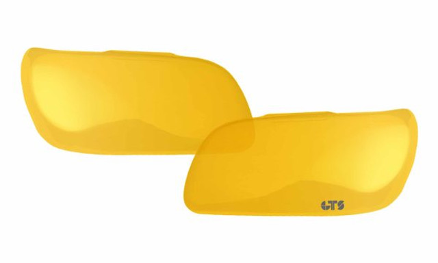GTS Mustang Headlight Covers,2 Piece - Transparent Yellow (1999-2004) - Image