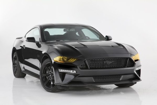 GTS Mustang Headlight Cover - Transparent Yellow (2018-2023) - Image GTS Mustang Headlight Cover - Transparent Yellow (2018-2023) - Image