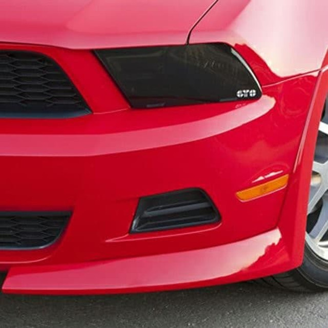 GTS Mustang Headlight Cover - 2 Piece - Smoke (2010-2012) - Image