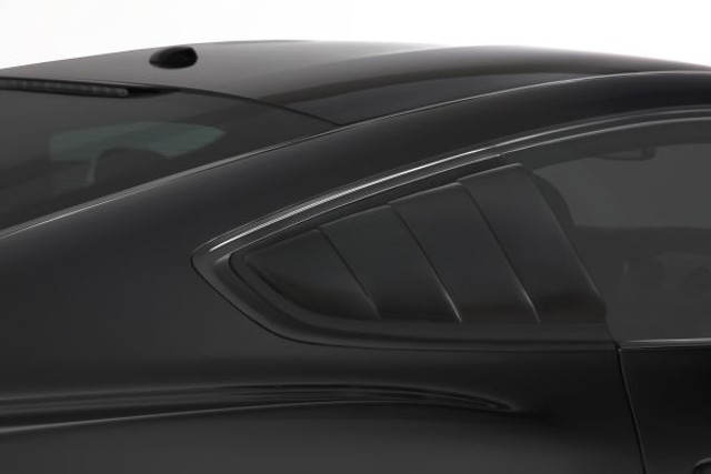 GTS Mustang Louvered Quarter Window Covers - Carbon Fiber Look (2015-2023) - Image