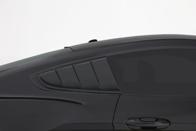 GTS Mustang Louvered Quarter Window Covers - Carbon Fiber Look (2015-2023) - Image