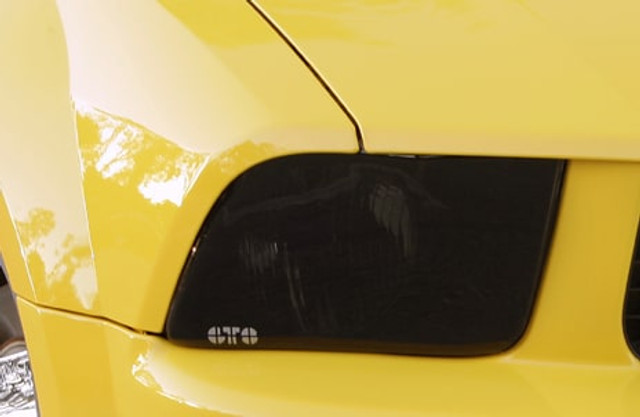 GTS Mustang Headlight Cover - 2 Piece - Smoke (2005-2009) - Image GTS Mustang Headlight Cover - 2 Piece - Smoke (2005-2009) - Image