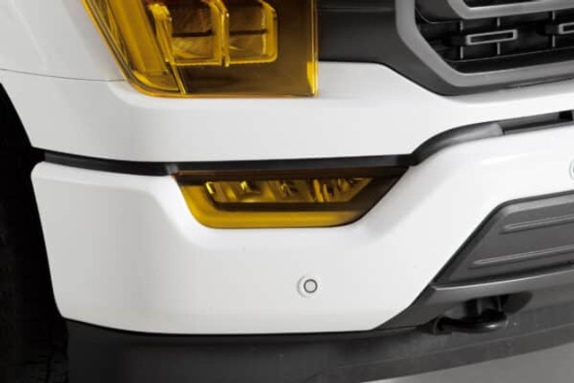 GTS F-150 Foglight Covers - 2 Piece - Transparent Yellow (2019-2023) - Image