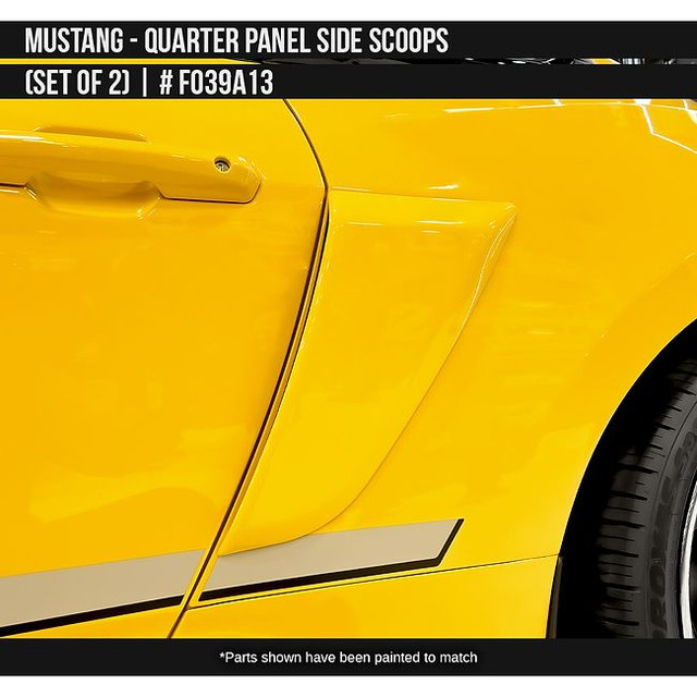 AirDesign FO39A13 Mustang Quarter Panel Side Scoops (24-26)