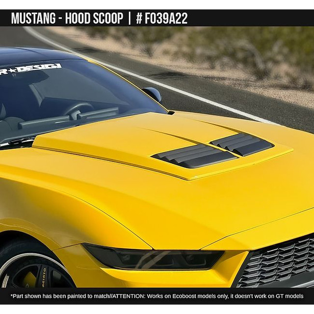 AirDesign FO39A22 Mustang EcoBoost Hood Scoop (24-26)