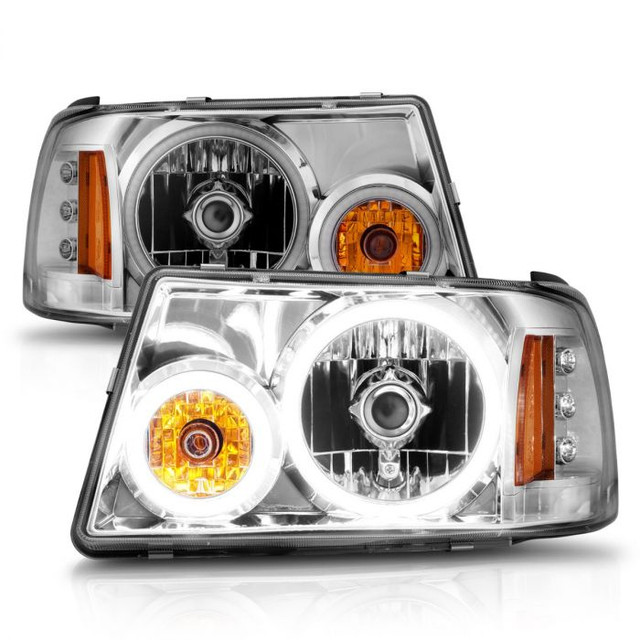 Anzo Ranger Projector Headlights w/ Halo Chrome (CCFL) 1 pc (2001-2011) - Image