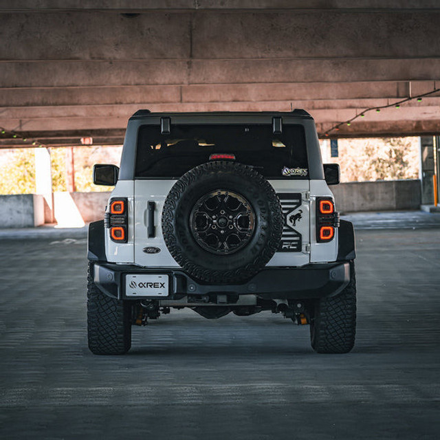 AlphaRex Bronco w/ Factory LEDs NOVA-Series Prismatic LED Taillights - Black (2021-2025) - Image AlphaRex Bronco w/ Factory LEDs NOVA-Series Prismatic LED Taillights - Black (2021-2025) - Image
