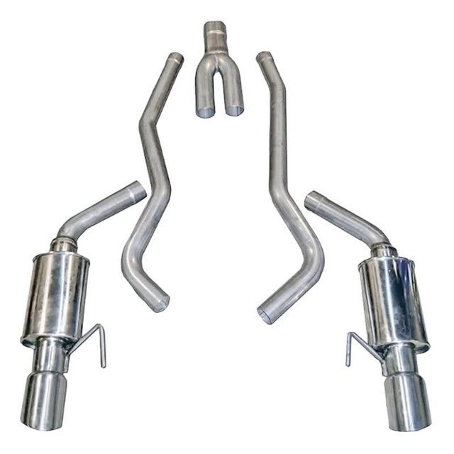 MRT Mustang EcoBoost Sport Touring Cat Back Exhaust - Polished Tips (2015+) - Image MRT Mustang EcoBoost Sport Touring Cat Back Exhaust - Polished Tips (2015+) - Image