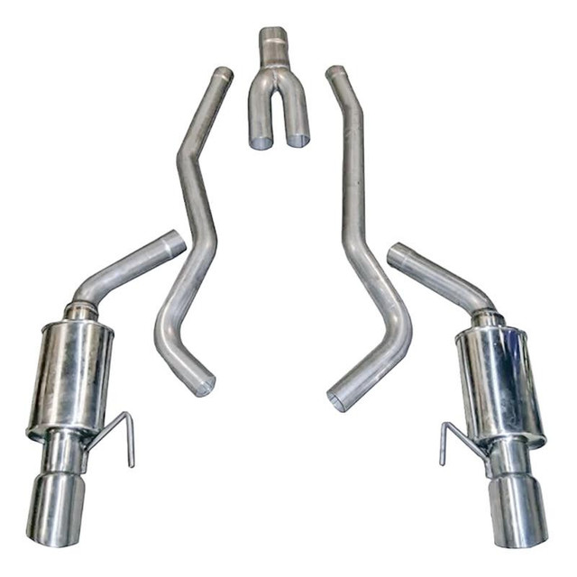 MRT Mustang EcoBoost Sport Touring Cat Back Exhaust - Black Quad Tips (2015+) - Image MRT Mustang EcoBoost Sport Touring Cat Back Exhaust - Black Quad Tips (2015+) - Image