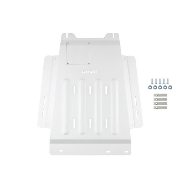 RIVAL 4X4 F-150 Transmission/Catalytic Converter Aluminum Skid Plate (2015+) - Image RIVAL 4X4 F-150 Transmission/Catalytic Converter Aluminum Skid Plate (2015+) - Image