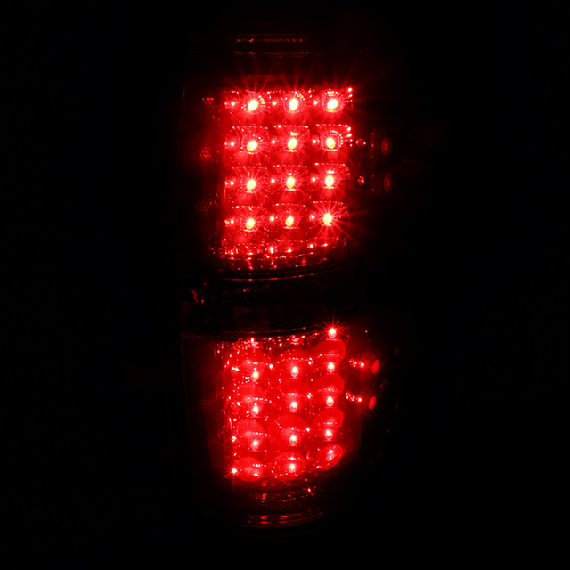 Spec-D Tuning F-150 LED Tail Lights - Chrome Housing, Red Lens (2009-2014) - Image Spec-D Tuning F-150 LED Tail Lights - Chrome Housing, Red Lens (2009-2014) - Image