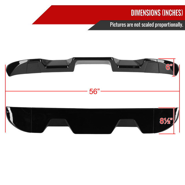 Spec-D Tuning F-250/F-350/F-450 Rear Cab Spoiler - Gloss Black (2011-2016) - Image Spec-D Tuning F-250/F-350/F-450 Rear Cab Spoiler - Gloss Black (2011-2016) - Image